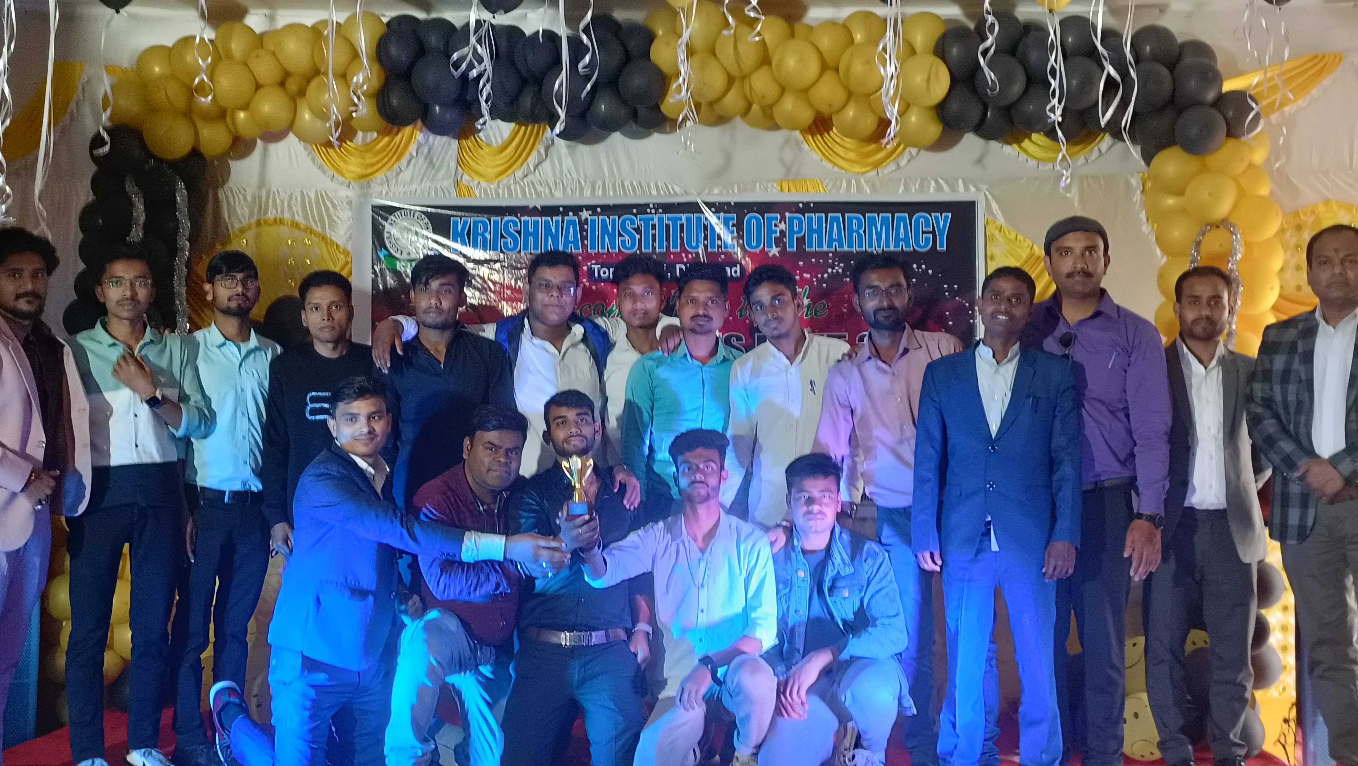 Krishna Institute of Pharmacy campus moment